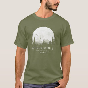 Camiseta Dendrophile Definição de Árvore Exterior