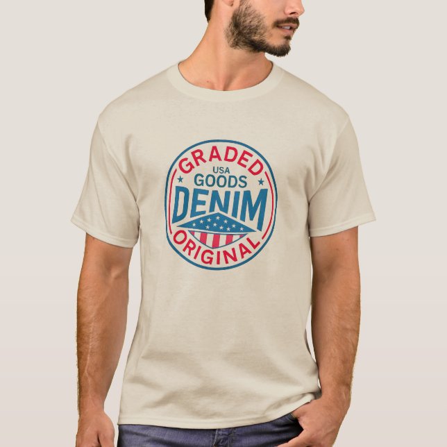 Camiseta Denim Vibes Tee Original (Frente)