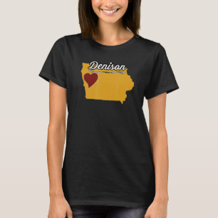 Camiseta DENISON IOWA IA USA Cute Souvenir Merch Cidade dos