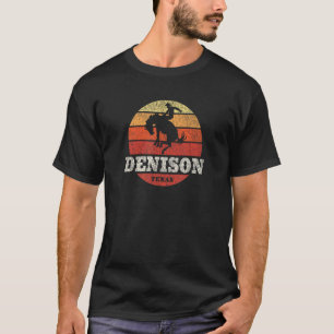 Camiseta Denison TX Vintage Country Western Retro