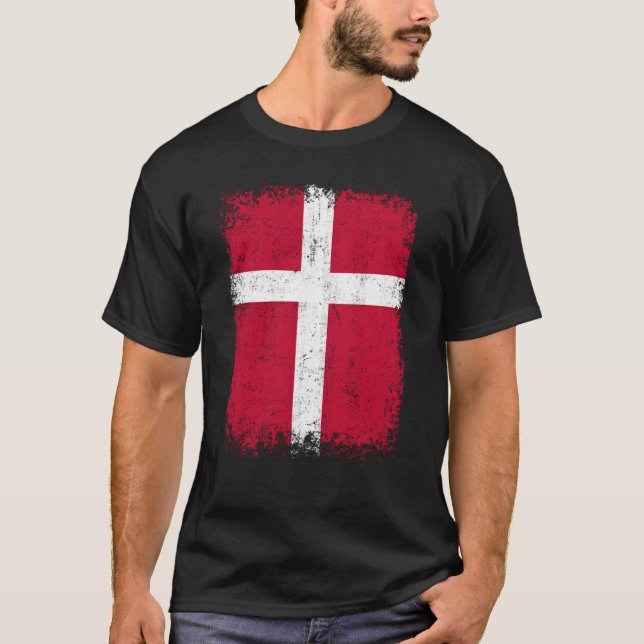 Camiseta Denmark Flag Denmark Love Denmark (Frente)