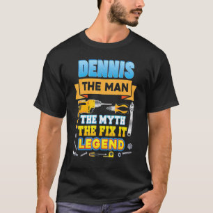 Camiseta Dennis O Homem Mito Conserta Lenda Dia do Pai Mech