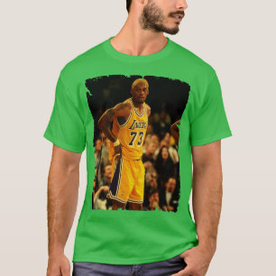 Camiseta Dennis Rodman Vintage Design De Basquete 2