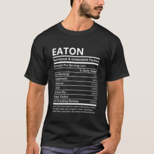 Camiseta Denominação Eaton T Shirt - Eaton Nutritional E Un