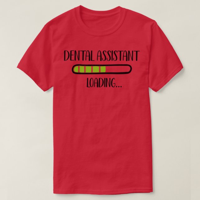 Camiseta Dental Assistant Bonito Design Engraçado Presente  (Frente do Design)