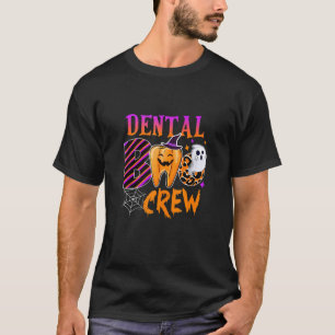 Camiseta Dental Boo Crew Engraçado Dentista Correspondente