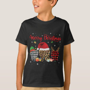 Camiseta Dental Feliz Natal Santa Hat Pajama Funny Dent