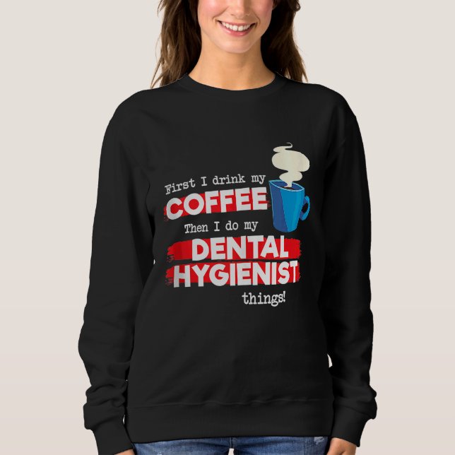 Camiseta Dental Hygienist and Coffee   Appreciation Tank To (Frente)
