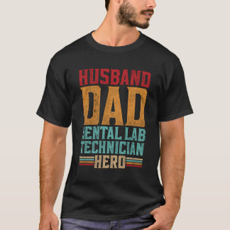 Camiseta Dental Lab Tech Husband Pai Dental Lab Technician