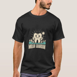 Camiseta Dental Molar Guardian - Odontologia Retro