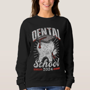 Camiseta Dental School 2024 Estudante Dentist Formando Dent