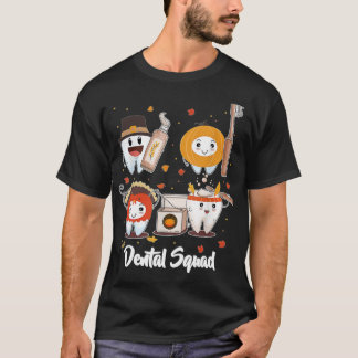 Camiseta Dental Squad Dental Happy Fall Y todos vintage den