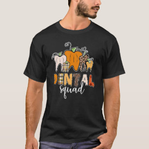 Camiseta Dental Squad Happy Halloween Dentista Dental Spook