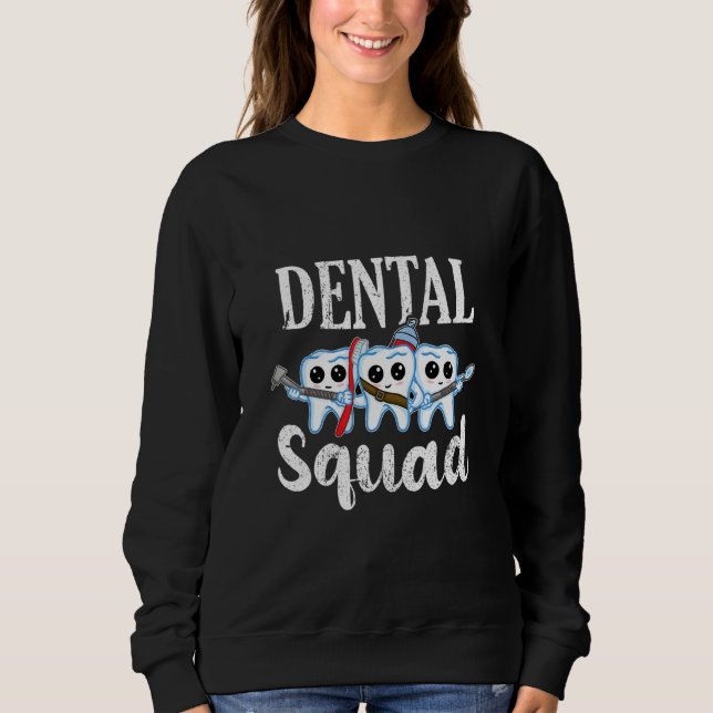 Camiseta Dental Squad   Hygienist Dentistry Dental Doctor (Frente)