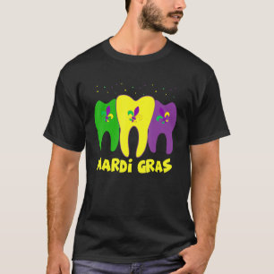 Camiseta Dental Squad Margi Gras Dental Hygienist & Dental