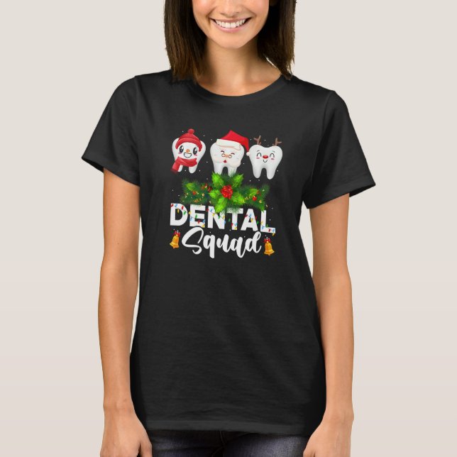 Camiseta Dental Ugly Christmas Sweaters (Frente)