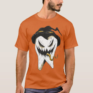 Camiseta Dente Assustador Ghoulish no Dia das Bruxas