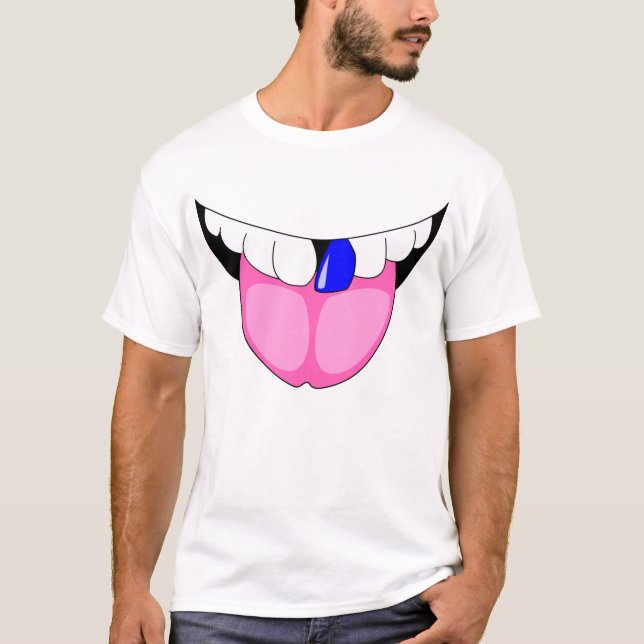 Camiseta Dente azul (Frente)
