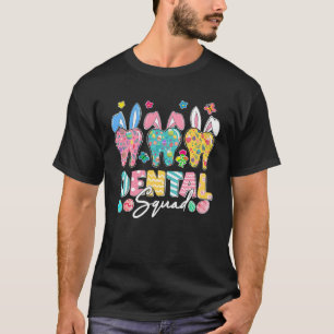 Camiseta Dente Bonita Com Dentagem Dentária De Páscoa De Ou