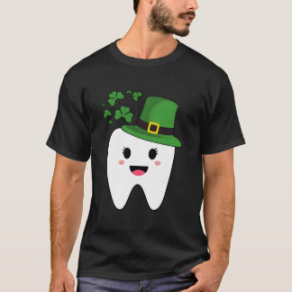 Camiseta Dente Com Dia De São Patrício Do Assistente Odonto