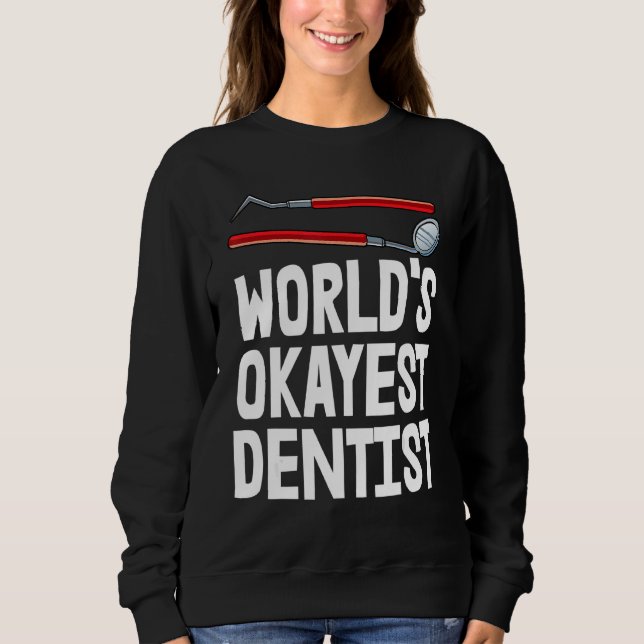 Camiseta Dente de dente de chata de dentista mais agradável (Frente)