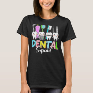 Camiseta Dente Dentista de Esquadrão Dental Dia do Felz pas
