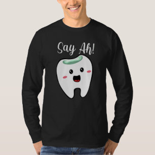 Camiseta Dente Dentista Dentes Higienista Dentário Assisten