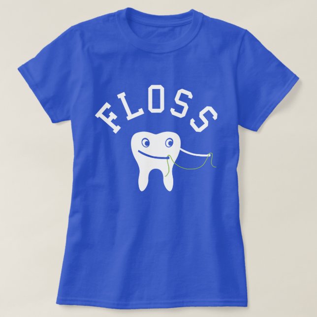 Camiseta Dente do fio de corte (Frente do Design)
