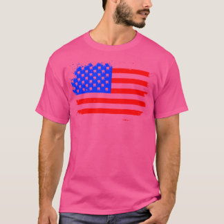 Camiseta Dente Eua Bandeira Dental Higenista Patriótica Doc