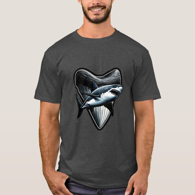 Camiseta Dente Megalodon (Frente)