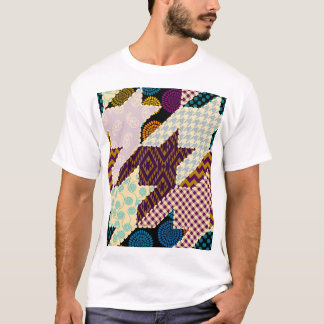 Camiseta Dente-punho-punho: Backgroun Sem Vista Vintage