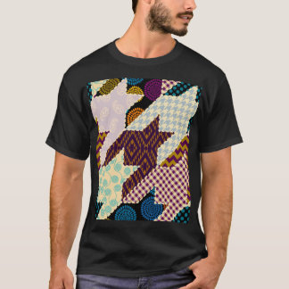 Camiseta Dente-punho-punho: Backgroun Sem Vista Vintage