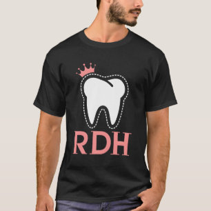 Camiseta Dente Rdh Rdh Para Higienista Dental Registrado