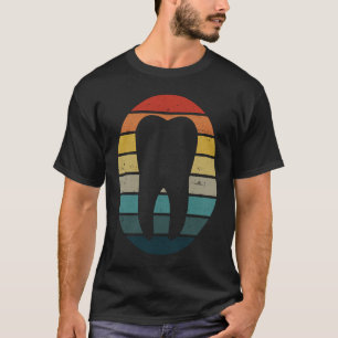 Camiseta Dente Vintage Sunshine Dentista Assistente Odontol
