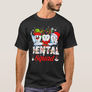 Camiseta Dentes De Esquadrão Dentário Escova De Dentista Hi
