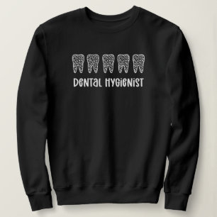 Camiseta Dentes De Impressão Leopardo Higienista Dental