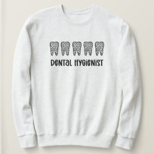 Camiseta Dentes De Impressão Leopardo Higienista Dental