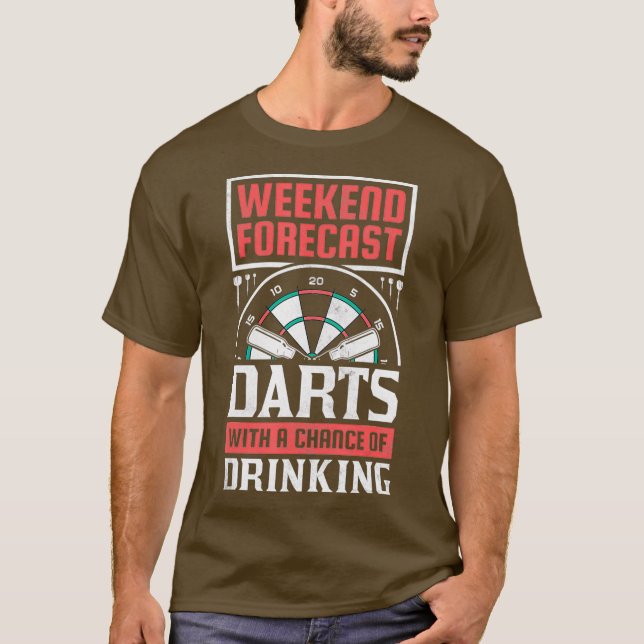 Camiseta Dentes De Previsão De Fim De Semana Com Possibilid (Frente)