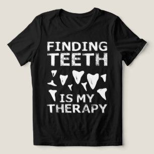 Camiseta Dentes De Tubarão Caçador De Dentes De Tubarão Caç
