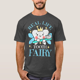 Camiseta Dentes dos dentes da fada dos dentes da vida real