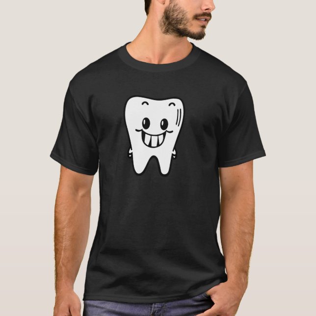 Camiseta dentes engraçados (Frente)