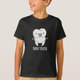 Camiseta Dentes Engraçados De Bebês Arrefecimento BG Escuro