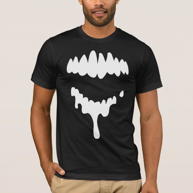Camiseta Dentes perdidos customizáveis dos zombis (Frente)