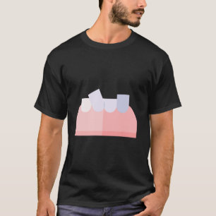 Camiseta Dentes Tortos Engraçados