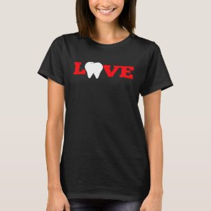 Camiseta Dentis Dental Hygienis Love Teeth