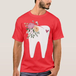Camiseta Dentist Dental Assistant Oral Hygienist Tooth Flow