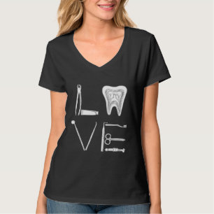 Camiseta Dentista Adormecida Adormecida Dentista Adorava De