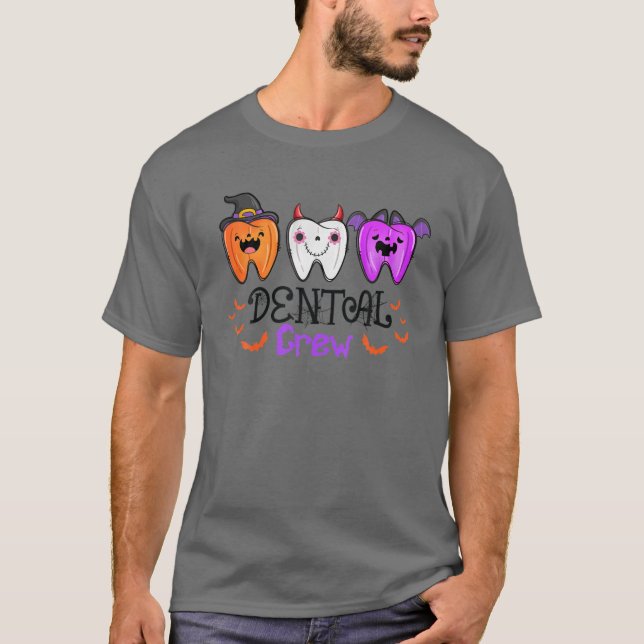 Camiseta Dentista Assistente Dentista Engraçado do Dente do (Frente)