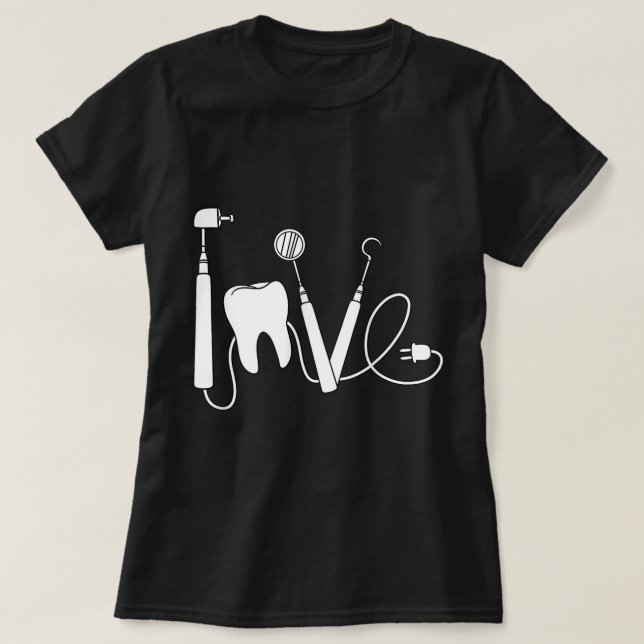 Camiseta Dentista Boca Dentista Higiene Oral Dental (Frente do Design)