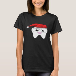 Camiseta Dentista Branca de Natal Dentista